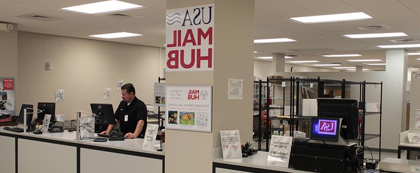 Mail Hub front desk